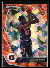 JT Thor #28 2021 Prizm Draft Picks Orange Cracked Ice PRIZM Rookie  G0147A