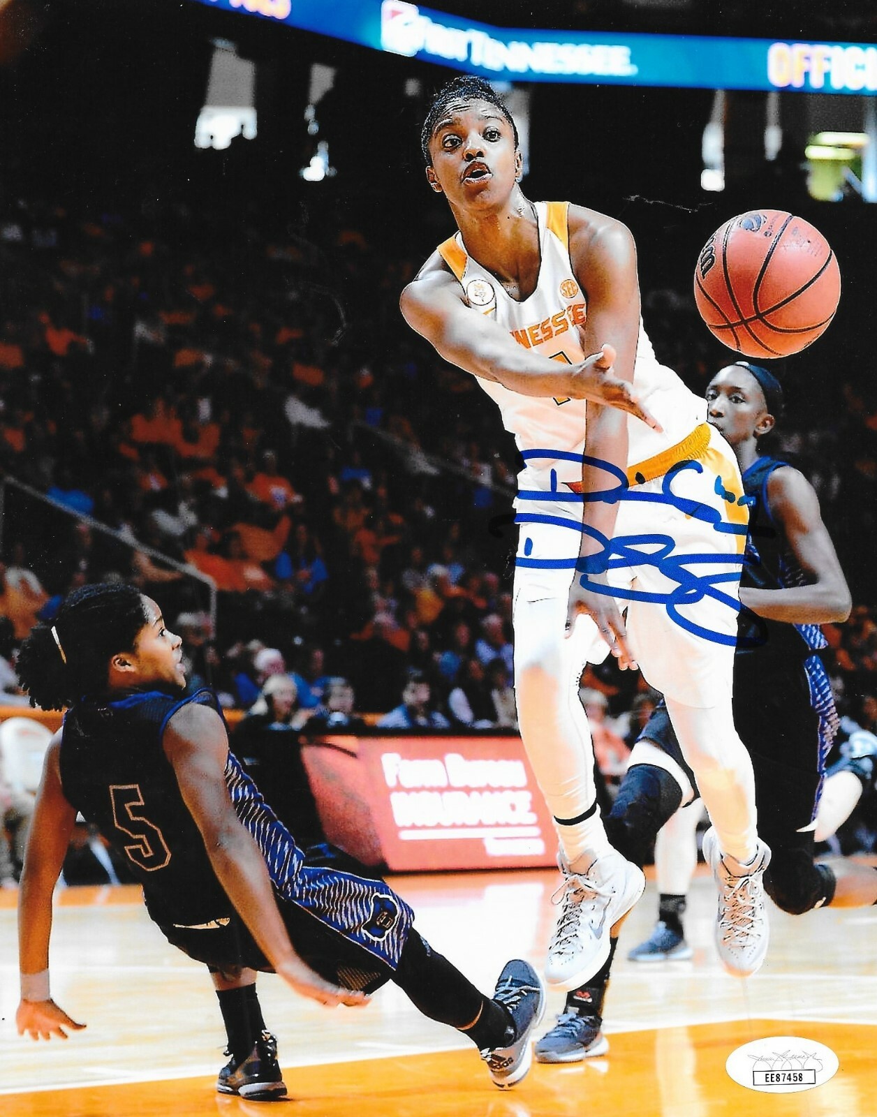 Diamond DeShields Autographed Signed Tennessee Volunteers Chi Sky Tennessee Lady Volunteers 8x10 photo Vols JSA 