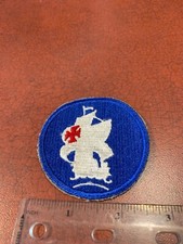 Maltese Cross On New World Explorer Ship Textile Patch FREE SHIPPING