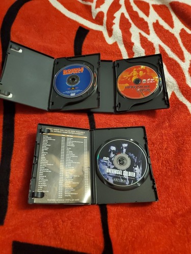 6-Film Dvd JEAN CLAUDE VAN DAMME Cyborg, Double Impac Universal Soldier + More - Picture 3 of 5