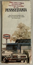 Vintage 1973 Texaco “Pennsylvania” Road Map