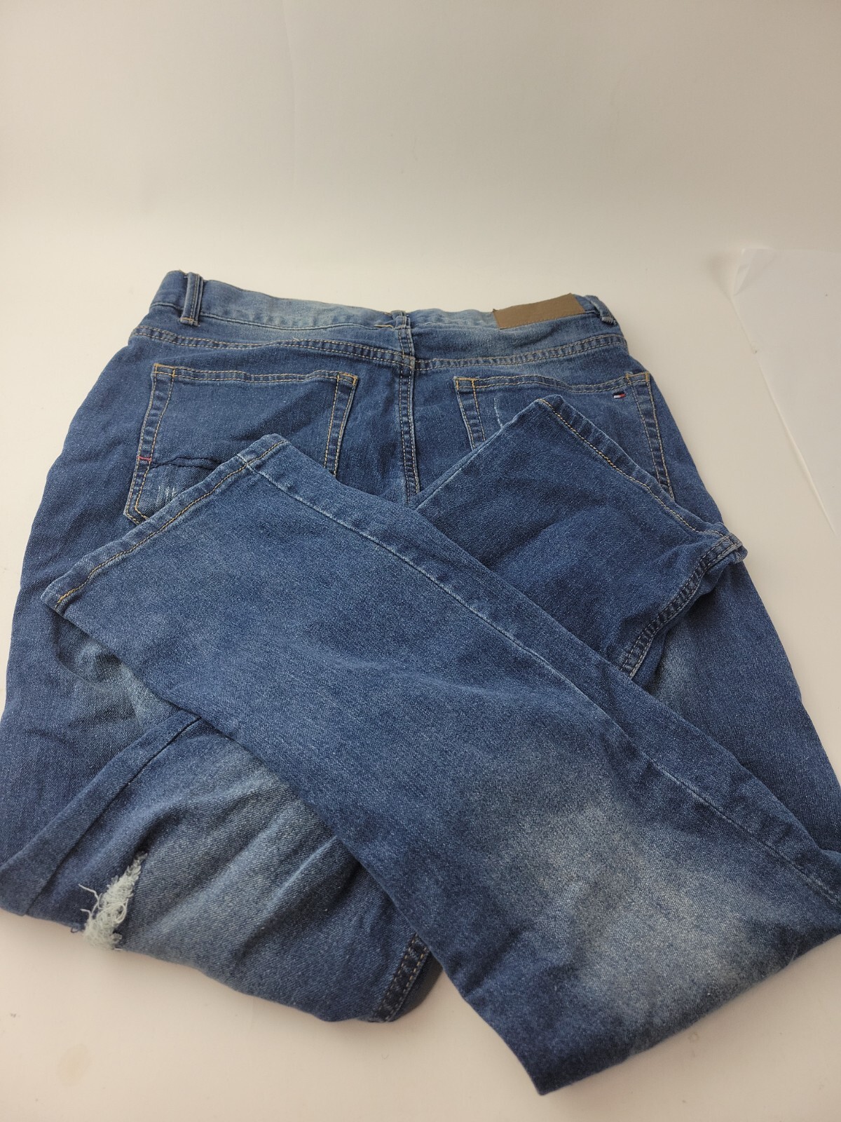 Tommy Hilfiger Girls  Distressed Jeans Boyfriend Denim Size 18 image 7