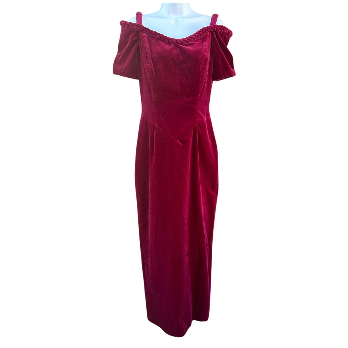 Red Velvet Formal Vintage Dresses for Women for sale | eBay