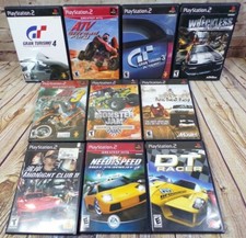 10 PLAY STATION 2 DRIVING GAMES PS2 - ATV Offroad Fury, Gran Turismo, DT Racer
