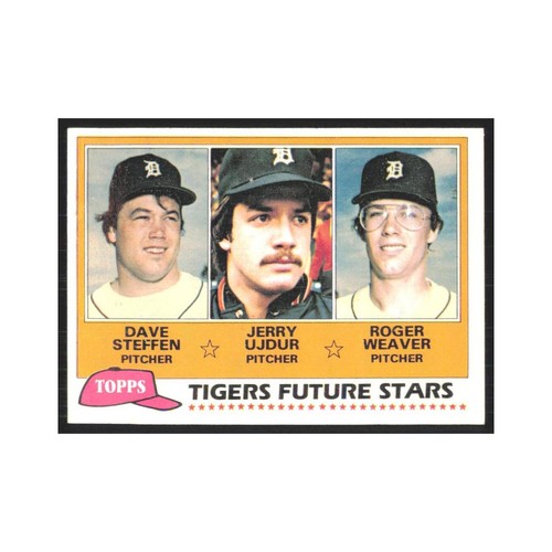 1981 Topps Dave Steffen/Jerry Ujdur/Roger Weaver Tigers #626