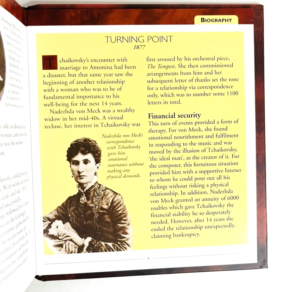 Pyotr Ilyich Tchaikovsky Poetry & Passion CD Music with Booklet Foto 4 de 4