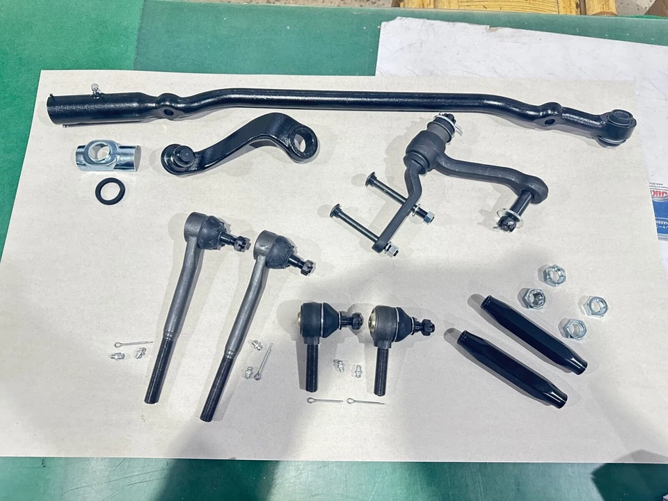 CHEVY ONE FIFTY SERIES 55-57 STEERING LINK PITMAN IDLER ARM POWER CONVERSION Foto 3 de 3