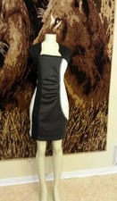 NWOT  Venus  Black  Multi  Color  Block  Sheath  Dress Orig  $  42 Sale $ 20 EAC
