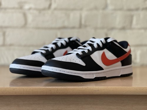 Nike Dunk Low Retro ID By You White Black Red Swoosh Men Size 9 FN0569-900 New - Picture 6 of 10