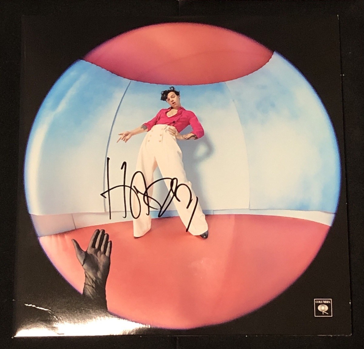 Harry Styles Fine Line 限定版レコード Harry Styles Signed Fine Line Vinyl Album Record JSA LOA One