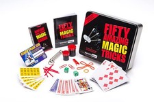 Marvins Magic Fifty Amazing Magic Tricks Set for Kids Gift Tin Fun 8 Plus