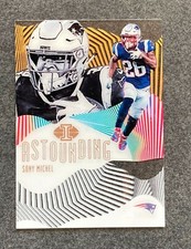 2019 Panini Illusions Sony Michel Astounding Gold #/ 399 No. AST-SM nice corners