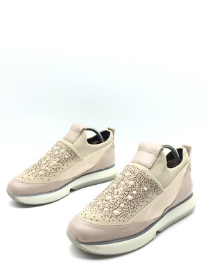 Alexander Smith Ceramic Strass Ivory Zapatos De Vestir Para Mujer T.39 US.8 UK.6