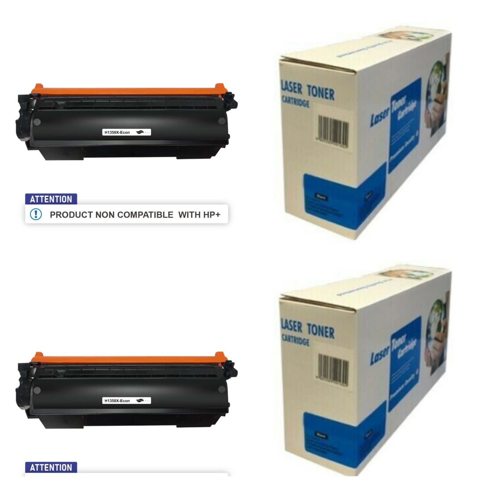 Toner For HP M209dw Laserjet Printer W1350X Cartridge Black Compatible 2pk