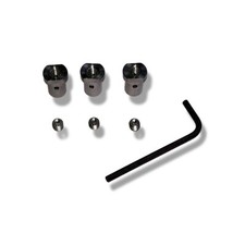 Lambretta Series 1-3 Polished Stainless Cable Nipple Trunnion Kit Allen Hex Key