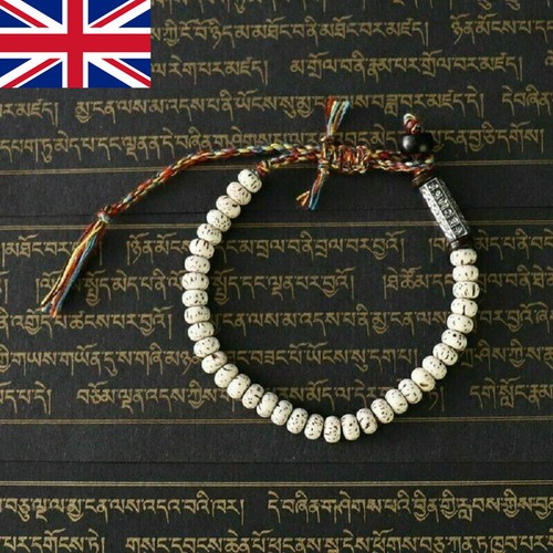 Handmade Tibetan Buddhist Braided Cotton Copper Beads Lucky Rope Bracelet UK... - Picture 2 of 9