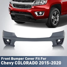 Primed Front Upper Bumper Cover Fit For 2015-2020 Chevrolet Colorado 23484644