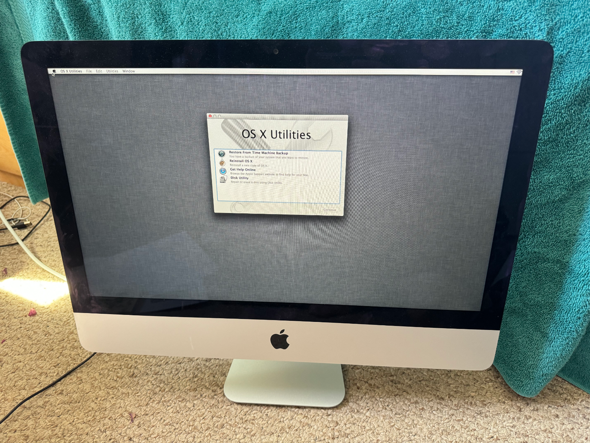 2013 iMac 21.5 A1418 ME699LL/A Intel Core i3 3rd 3.3GHz 4GB 500GB