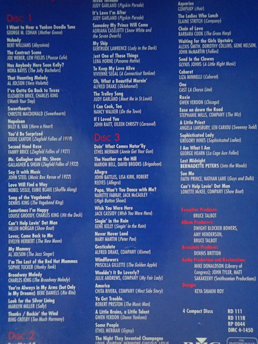 Star Spangled Rhythm Voices Broadway Hollywood 4 CD & Book Box Set 1997 Excellen - Picture 4 of 5