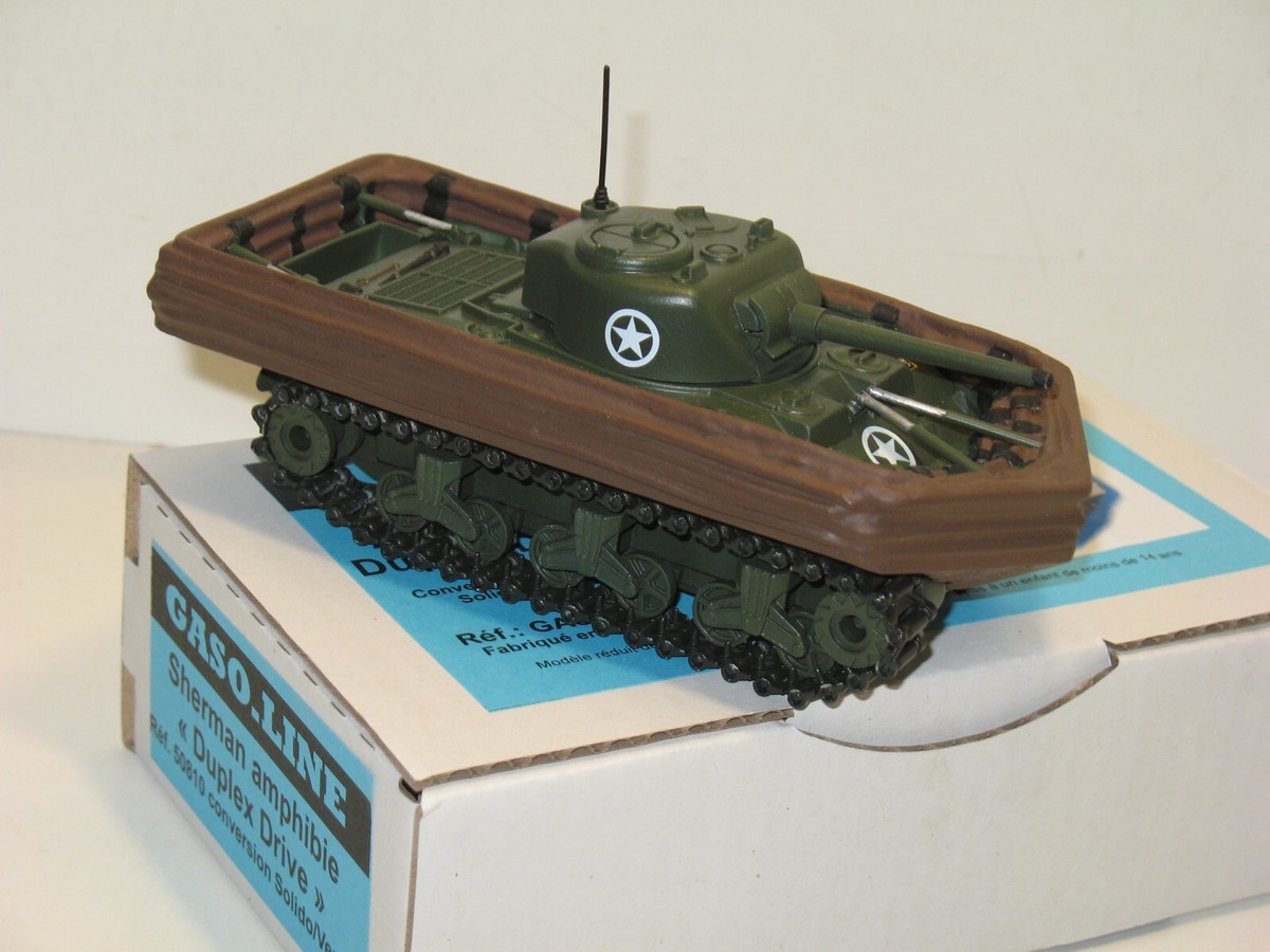 Kit Gaso.line 50810K Sherman amphibie Duplex Drive Gaso-line GAS50810K : Miniatures et maquettes