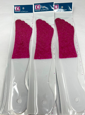 (3 Pack) DL PRO Professional 2-Sided Foot File Callus Remover, DL-C7, Pedicure