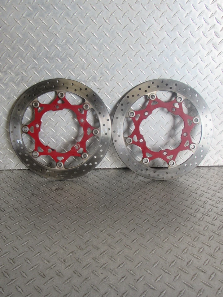 2008 2009 08 09 SUZUKI GSX650F GSX 650 KATANA FRONT BRAKE ROTORS - Image 3 of 4