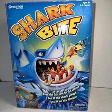 Shark Bite Game by Pressman Toys 2017 TESTED - WORKING-COMPLETE!