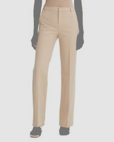 women's beige dress pants Beige Stripe Wide Leg Pants - Two Piece Sets main image 0