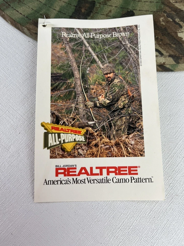 Nuevo de Lote Antiguo Realtree Fedora Sombrero Malla Lateral Camuflaje Caza Safari EE. UU. Talla Grande Foto 4 de 4