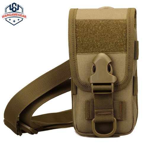 Universal Tactical Outdoor Mobile Phone Army Bag Molle Waist Pouch Holster Case - Picture 2 of 15