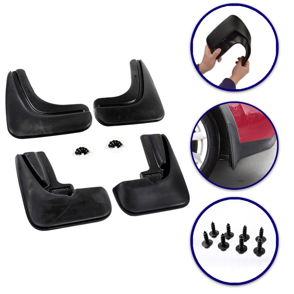 Garde-boue (4 Pièces) Pour Volvo XC60 2014-2017 - Neuf J&J Automotive