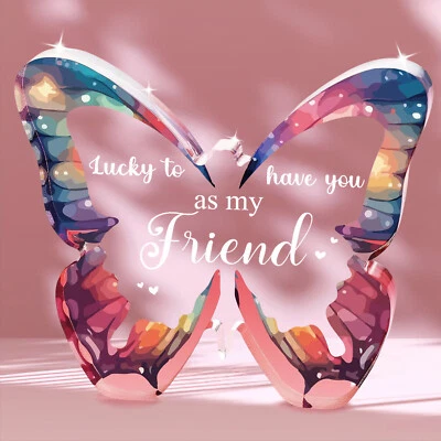 Friendship Gift For Women Friend Gifts For Her Birthday Present Butterfly Plaque
