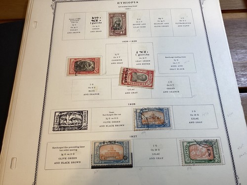 ICOLLECTZONE Valuable Mint & Hinged Ethiopia Collection Scott pages (COL338) - 第 2/24 張圖片