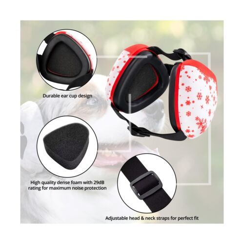 Dog Ear Muffs Noise Protection (29dB), Dog Noise Cancelling Ear Muffs, Anxiet... - Picture 2 of 7