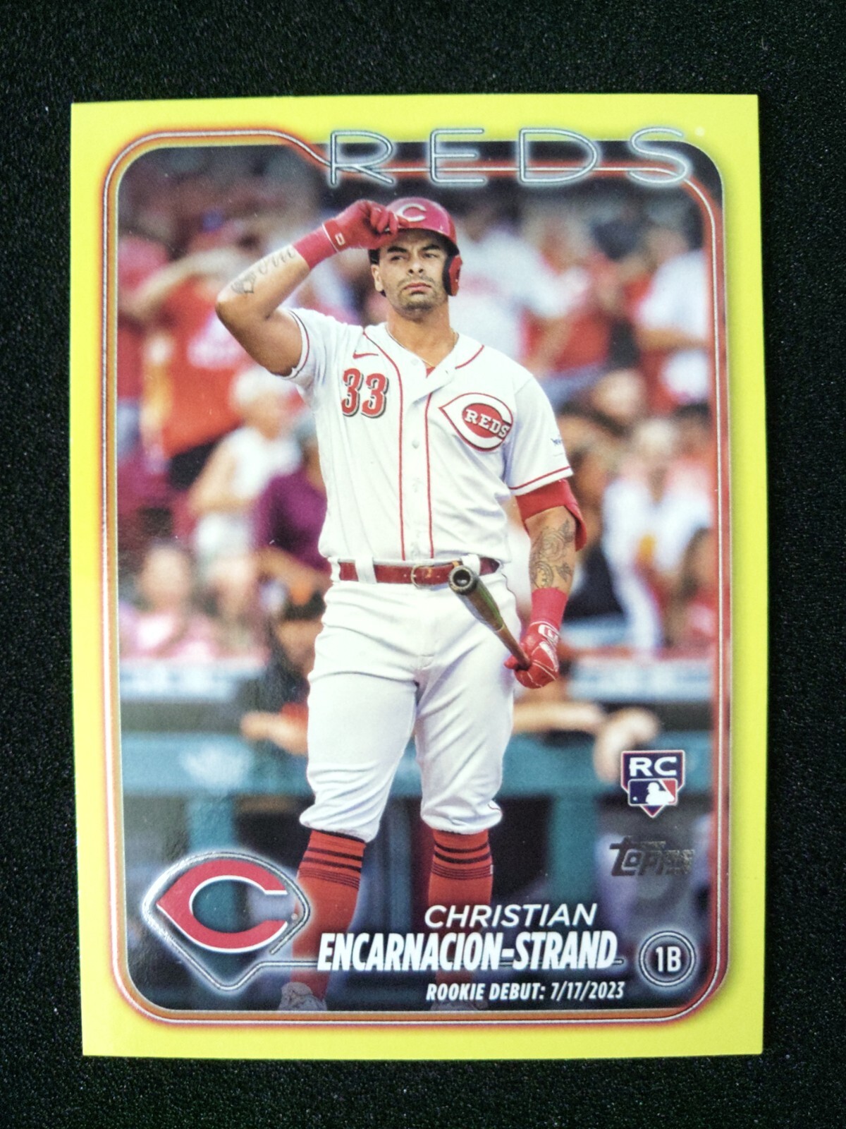 2024 Topps Update Christian Encarnacion-Strand RC Yellow #US201