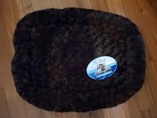 Pet Bed Cushion Mat Pad Dog Cat Kennel Crate Cozy Soft Plush Washable 24" x 18"