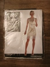 Flirty Flapper Great Gatsby XL 14-16 Fancy Dress Up Halloween Adult Costume