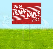 TRUMP VANCE 2024 MAGA FJB 18x24 Yard Sign Snipe Election YS00032