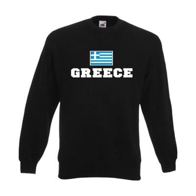Sweatshirt GRIECHENLAND Greece Flagshirt Fanshirt Pullover Fan Pulli (WMS02-23c)