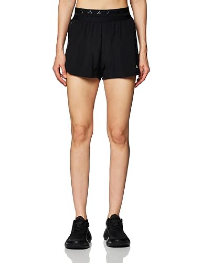 (TG. L) ADIDAS IC8061 HYGLM Pacer Pantaloncini Donna Black Taglia L - NUOVO