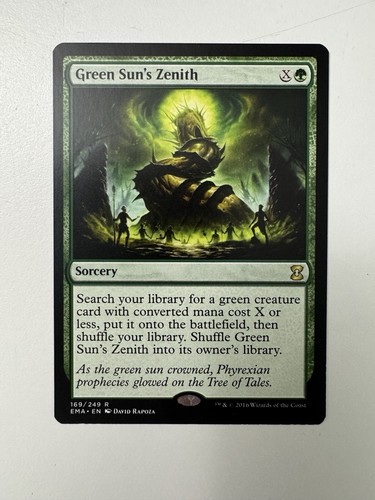 Green Sun’s Zenith - ETERNAL MASTERS 169 - MTG EMA Pack Fresh - 第 1/2 張圖片