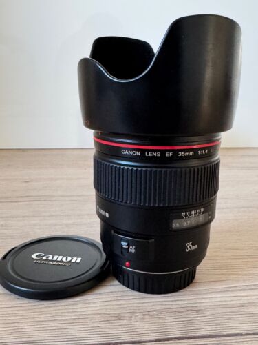Canon EF 35mm f1.4 L USM, great lens in mint condition, almost unused