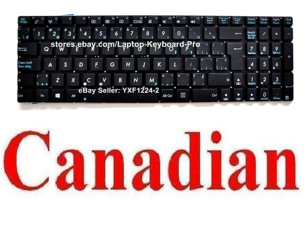 Clavier AZERTY Français Rétroéclairé Pour Asus N56V Série - Neuf, Couleur Rouge, Compatible Plusieurs Modèles
