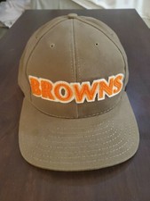 Vintage American Needle Cleveland Browns NFL Fitted Hat Size 7 3/8 MADE IN USA