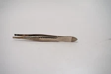 Vintage Tweezers Millers Forge - 862 USA Made Silver Tone 3" Long
