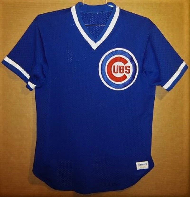 CHICAGO CUBS #24 BLUE MESH BATTING PRACTICE JERSEY