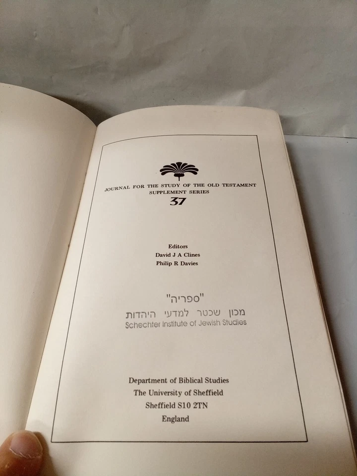 Journal for the Study of the Old Testament Supplement: Understanding the Word... Foto 3 de 4