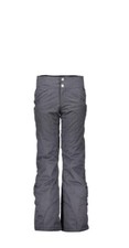 Obermeyer Girl's Ski Snowboard Snowpants M 10-12 Youth Gray Adjustable Waist