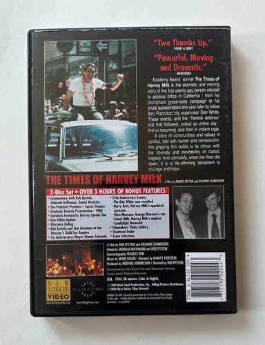 THE TIMES OF HARVEY MILK (1984) 20th Anniversary Collector's Edition 2-Disc DVD - Bild 2 von 4