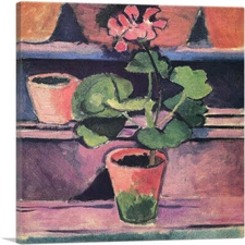 ARTCANVAS Pot of Geraniums 1912 Canvas Art Print by Henri Matisse